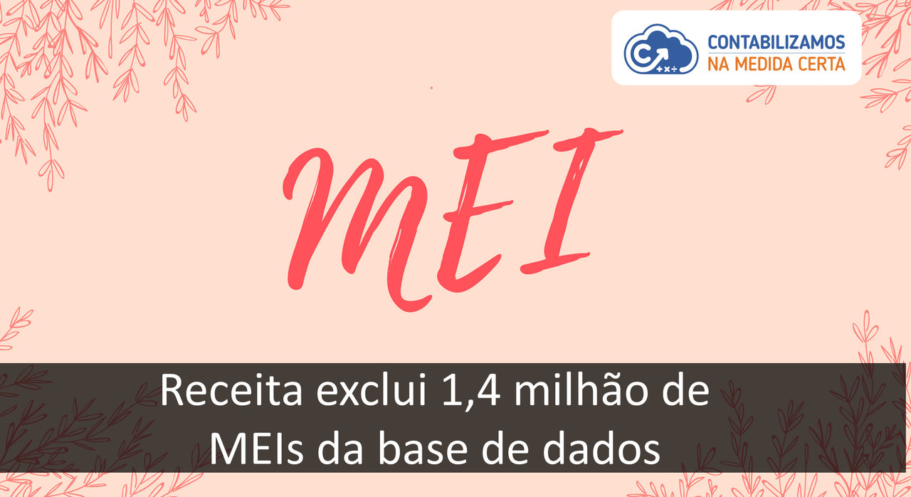 Receita Exclui 1,4 Milhão De MEIs Da Base De Dados